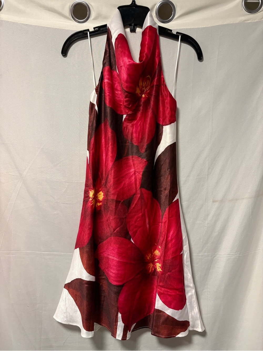NWT Thirty/ Thirty Floral Satin Mini Dress Size Small